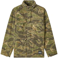 NEIGHBORHOOD Printed Camouflage Cotton Zip Jacket Green 201SPNH-JKM03 NEIGHBORHOOD Printed Camouflage Cotton Zip Jacket Green 201SPNH-JKM03