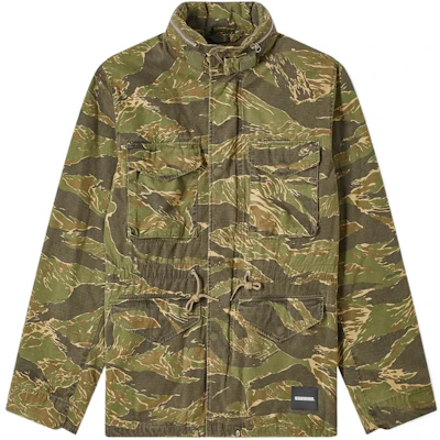 NEIGHBORHOOD Printed Camouflage Cotton Zip Jacket Green 201SPNH-JKM03 Buy NEIGHBORHOOD Printed Camouflage Cotton Zip Jacket Green 201SPNH-JKM03