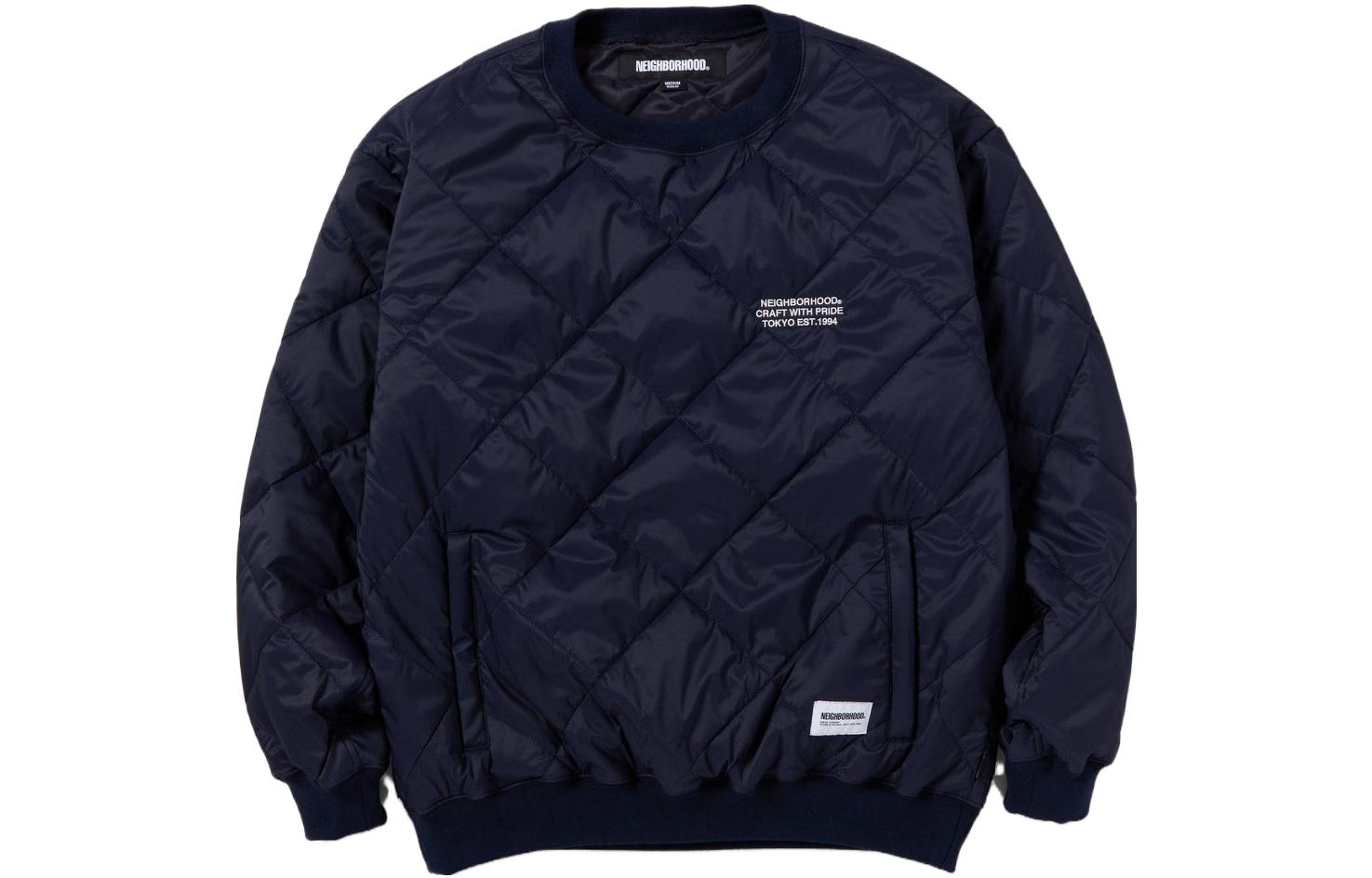 NBHD Pullover Crewneck Sweatshirt Casual Solid Color 232tsnh-shm07