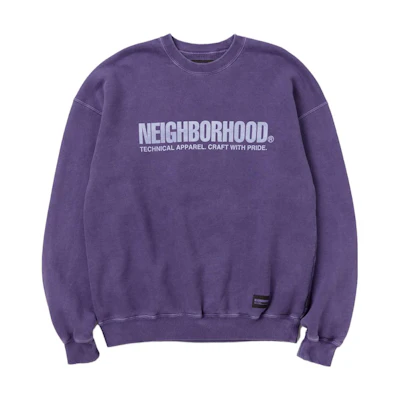 NBHD Pullover Crewneck Sweatshirt with Letter Print Casual Style 232fpnh-csm06