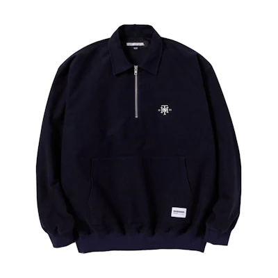 NBHD Pullover Plain Collar Casual Sweatshirt 232tsnh-shm09