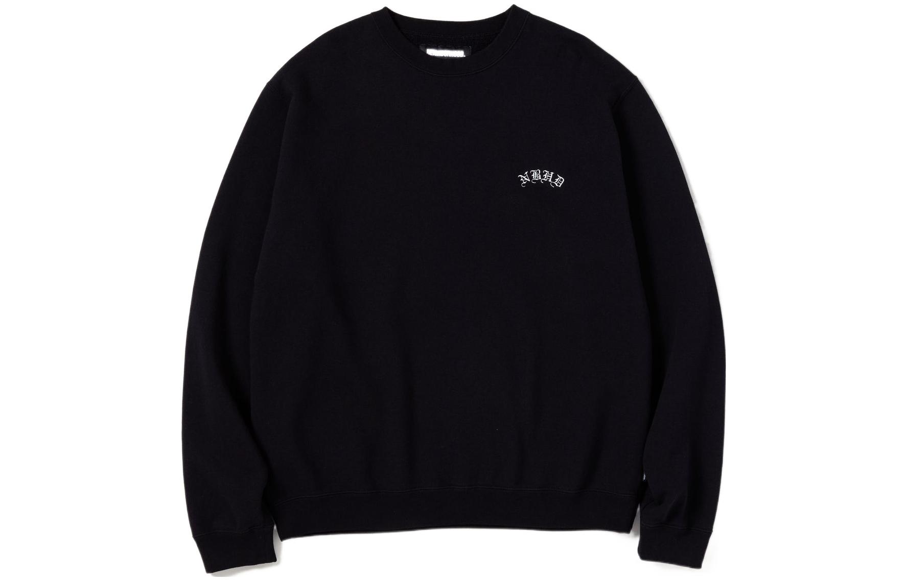 NBHD Pullover Sweatshirt with Letter Print 221UWNH-CSM02