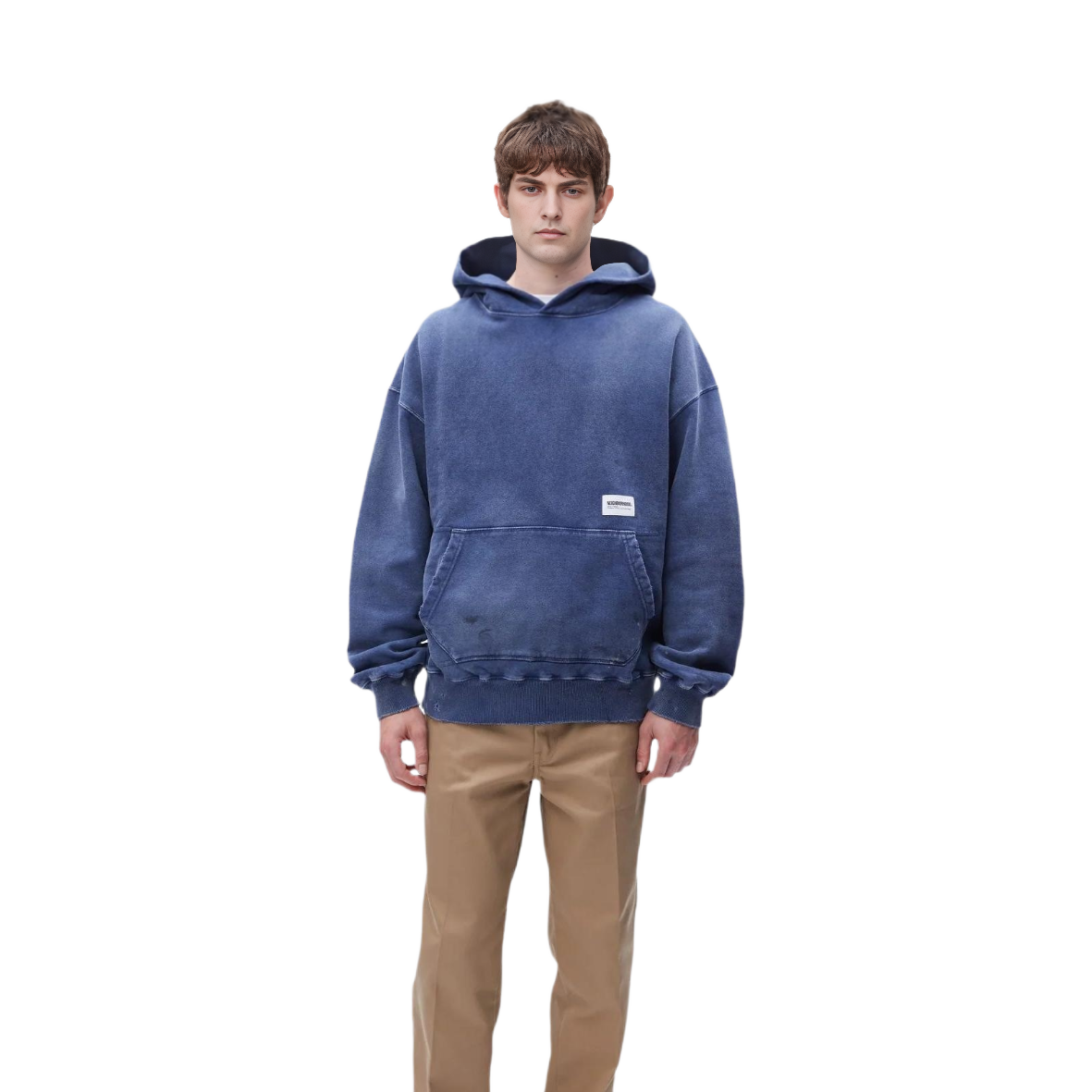 Sizing NEIGHBORHOOD纯色休闲连帽长袖卫衣 231OKNH-CSM02