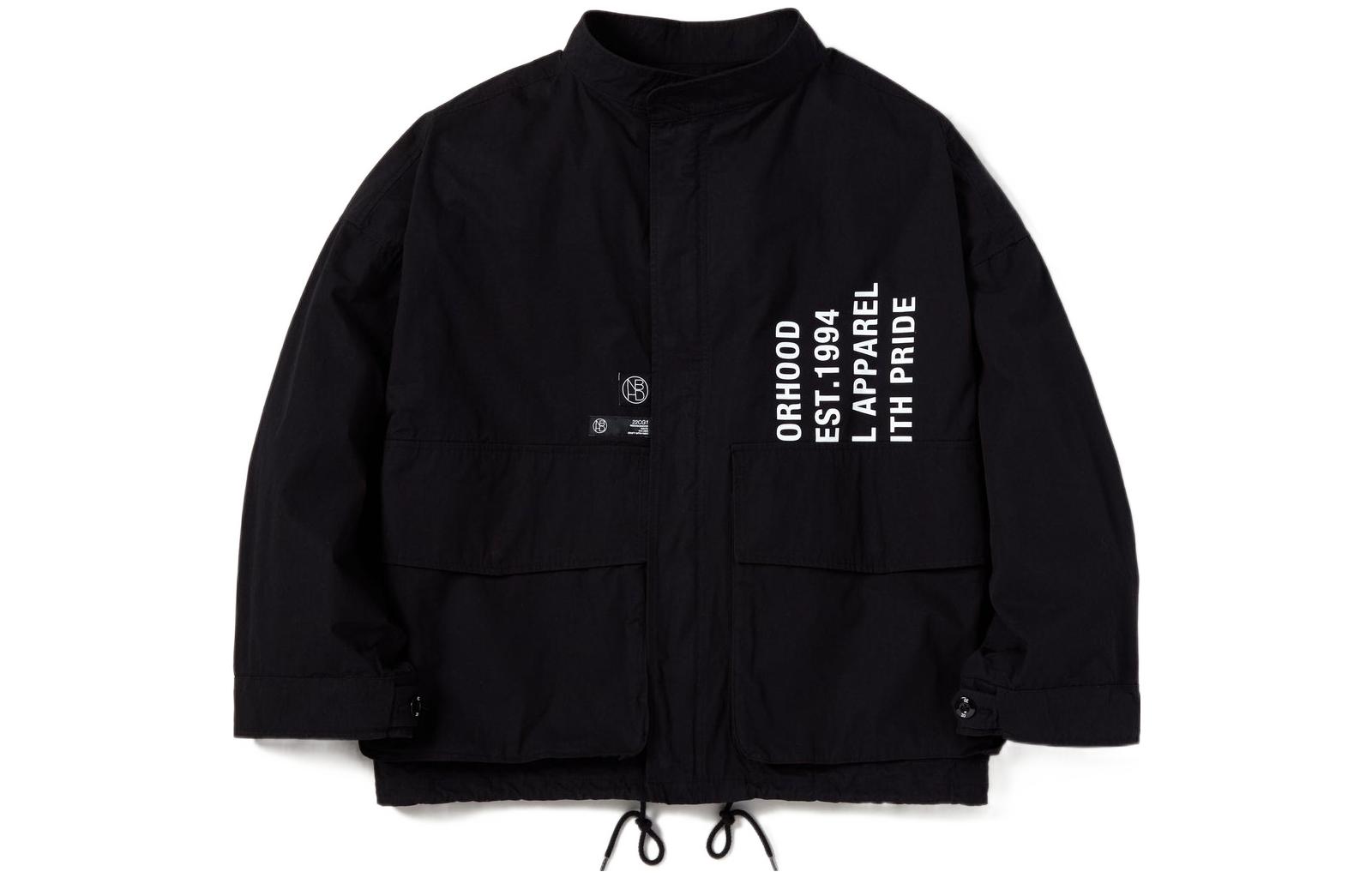 NBHD Solid Color Drawstring Letter Print Jacket Men 221SPNH-JKM01