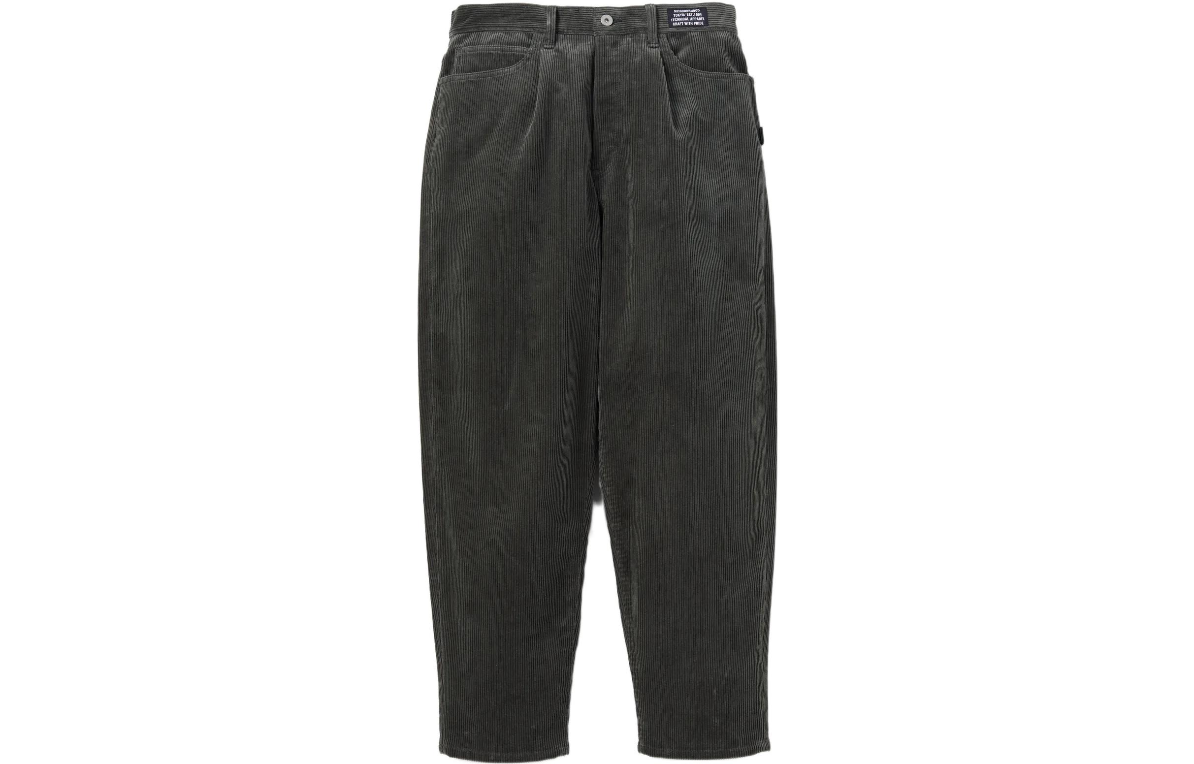 NEIGHBORHOOD Solid Color Tapered Casual Pants -  Style 222SPNH-PTM03