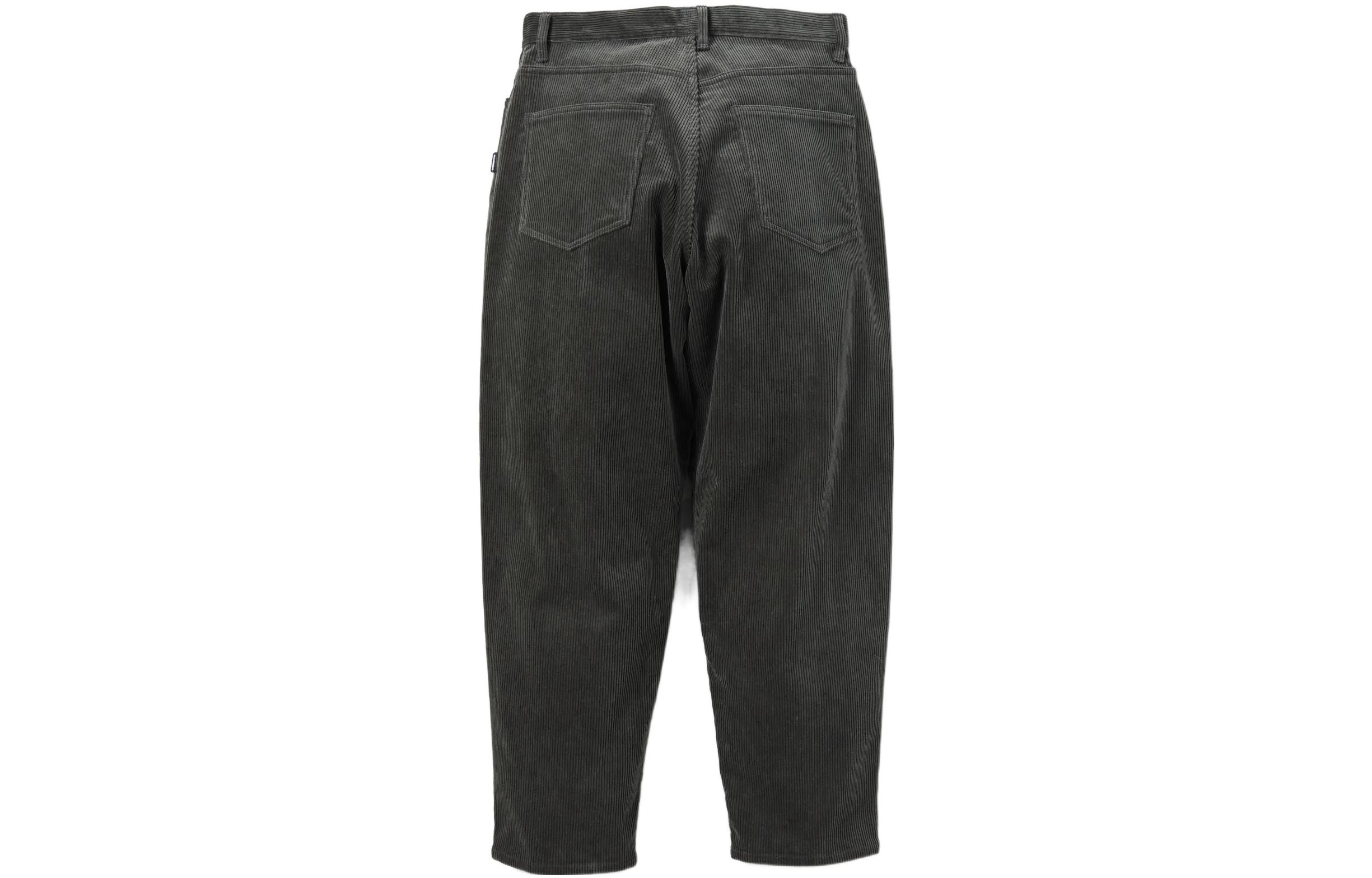 Lookbook 네이버후드 솔리드 컬러 테이퍼드 캐주얼 바지 - 스타일 222SPNH-PTM03