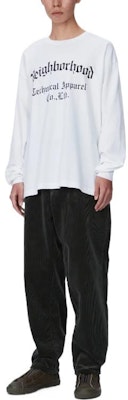 네이버후드 솔리드 컬러 테이퍼드 캐주얼 바지 - 스타일 222SPNH-PTM03 Shop 네이버후드 솔리드 컬러 테이퍼드 캐주얼 바지 - 스타일 222SPNH-PTM03