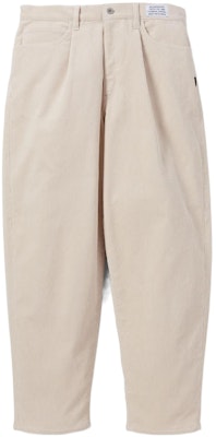 네이버후드 솔리드 컬러 테이퍼드 캐주얼 바지 - 스타일 222SPNH-PTM03 Sizing 네이버후드 솔리드 컬러 테이퍼드 캐주얼 바지 - 스타일 222SPNH-PTM03