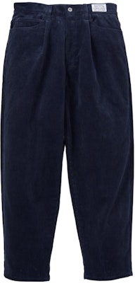 네이버후드 솔리드 컬러 테이퍼드 캐주얼 바지 - 스타일 222SPNH-PTM03 1