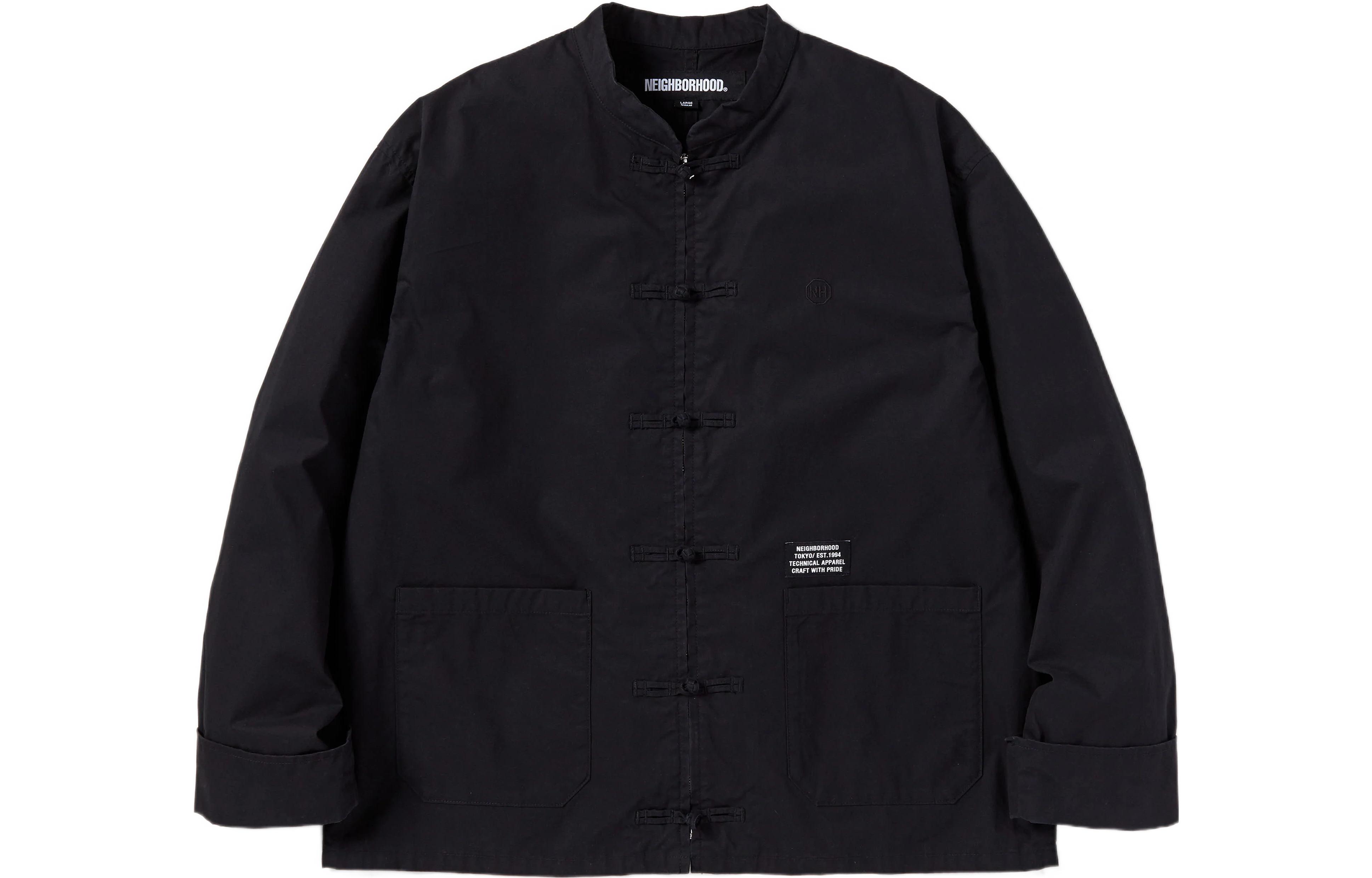 NBHD Solid Logo Patch Snap-Button Jacket 222ARNH-JKM02