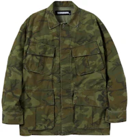 NEIGHBORHOOD SS21 Camo Utility Loose-Fit Jacket Military Green 211YTNH-JKM02 NEIGHBORHOOD SS21 Camo Utility Loose-Fit Jacket Military Green 211YTNH-JKM02