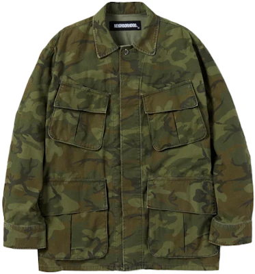 NEIGHBORHOOD SS21 Camo Utility Loose-Fit Jacket Military Green 211YTNH-JKM02 Buy NEIGHBORHOOD SS21 Camo Utility Loose-Fit Jacket Military Green 211YTNH-JKM02
