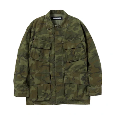 NBHD SS21 Camo Utility Loose-Fit Jacket Military Green 211YTNH-JKM02