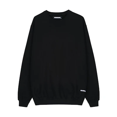 NBHD SS21 Colorblock Pullover Sweatshirt Black/Blue Casual Wear NKTXSWUWCSM-02G