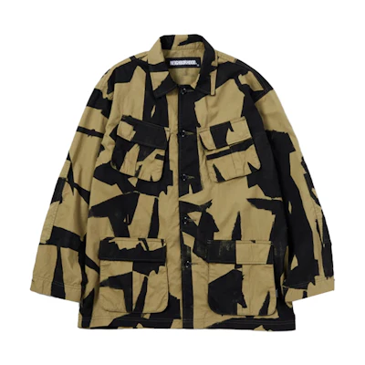 NBHD SS21 Four-Pocket Colorblock Printed Long Sleeve Jacket - Men 211YTNH-JKM04