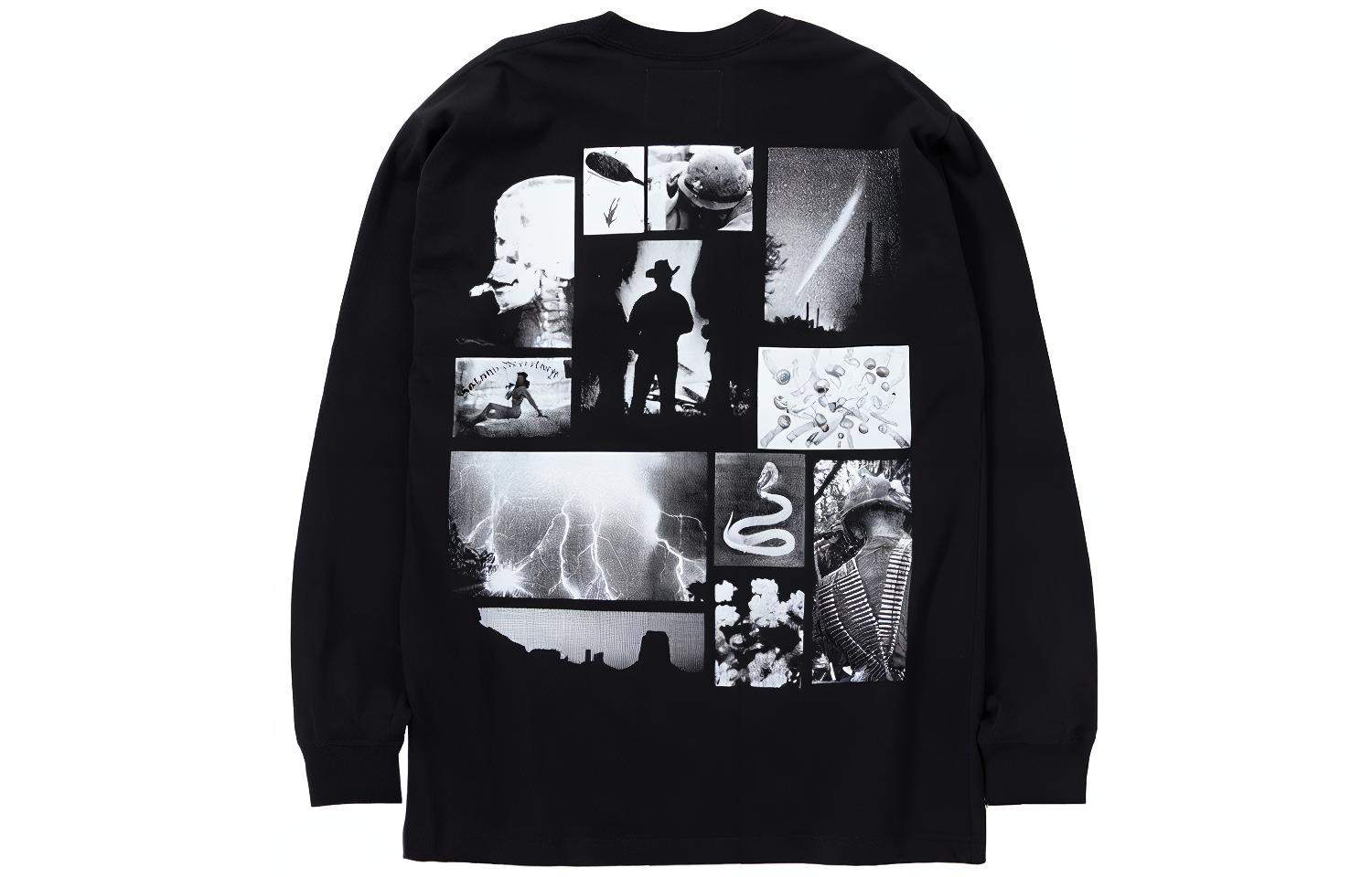 NEIGHBORHOOD SS21 Front Print Crewneck Sweatshirt Unisex 211PCODN-CS02