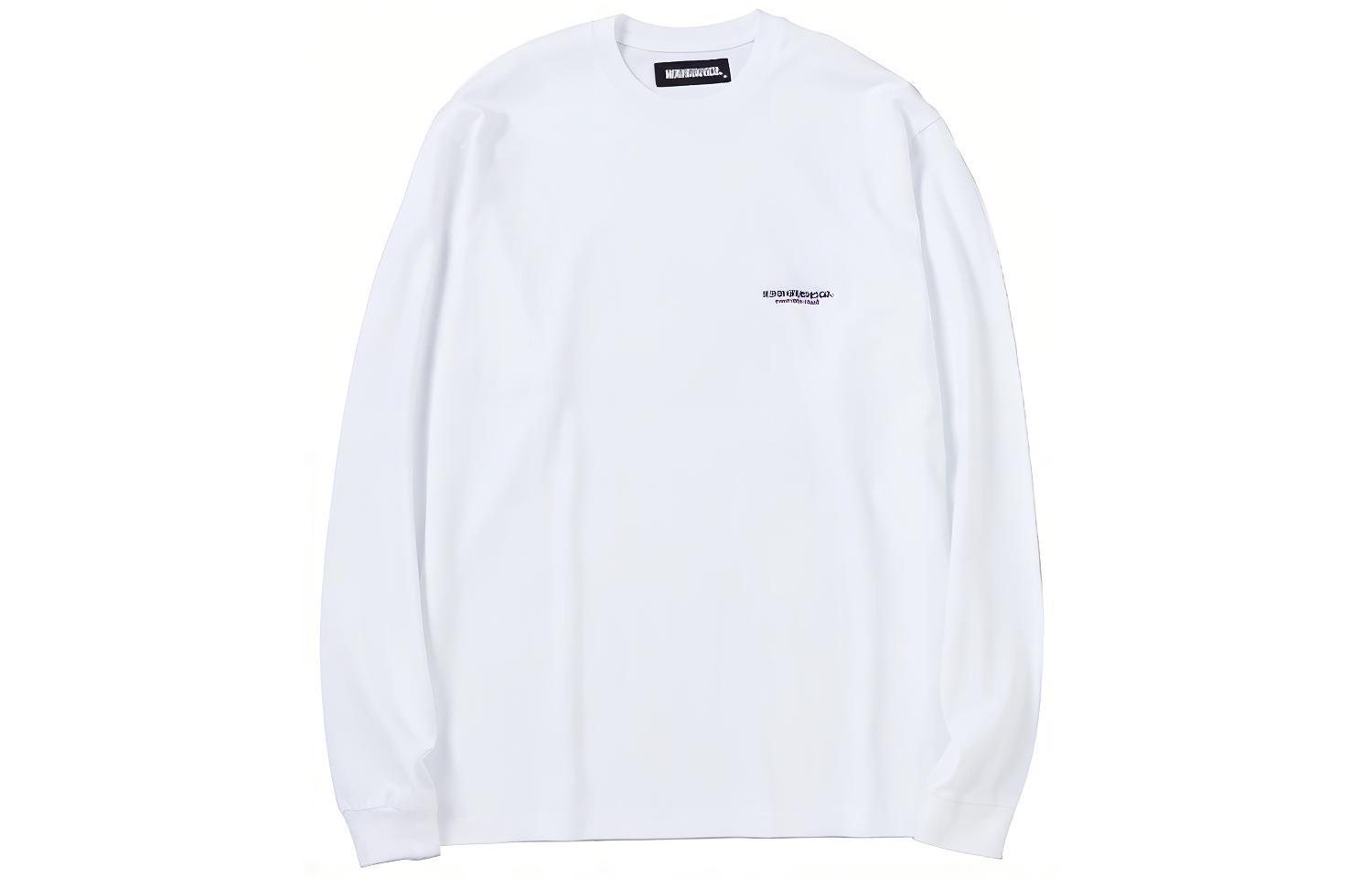 NEIGHBORHOOD SS21 Letter Logo Oversized Long Sleeve Sweatshirt Unisex 211FPNH-CSM01