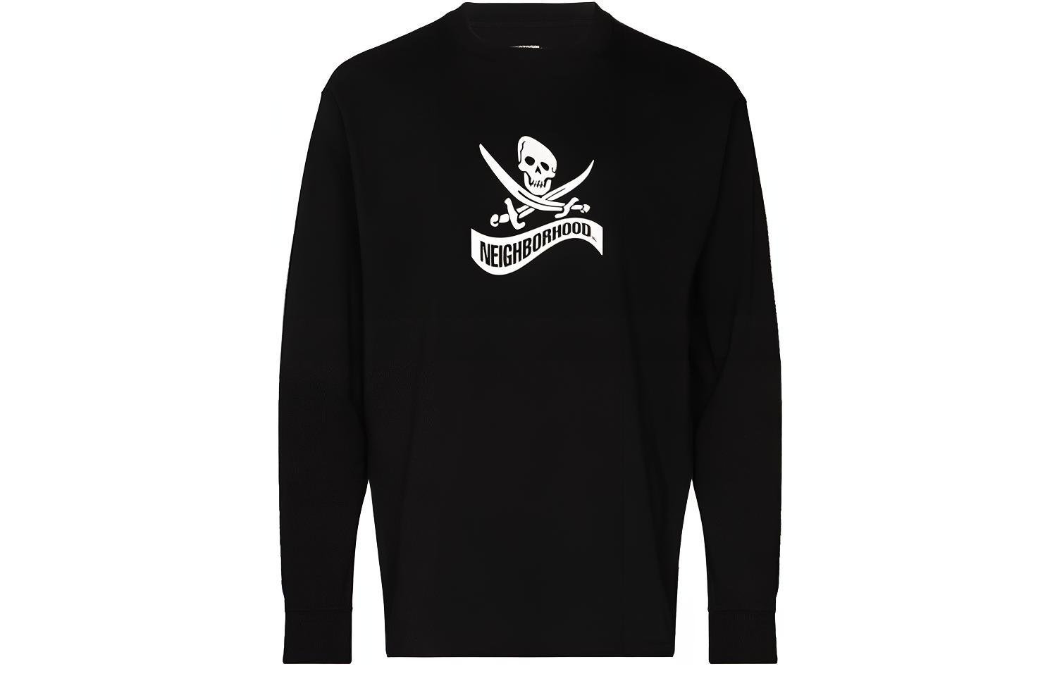 Order NEIGHBORHOOD SS21 男士印花长袖圆领卫衣 202PCNH-LT09