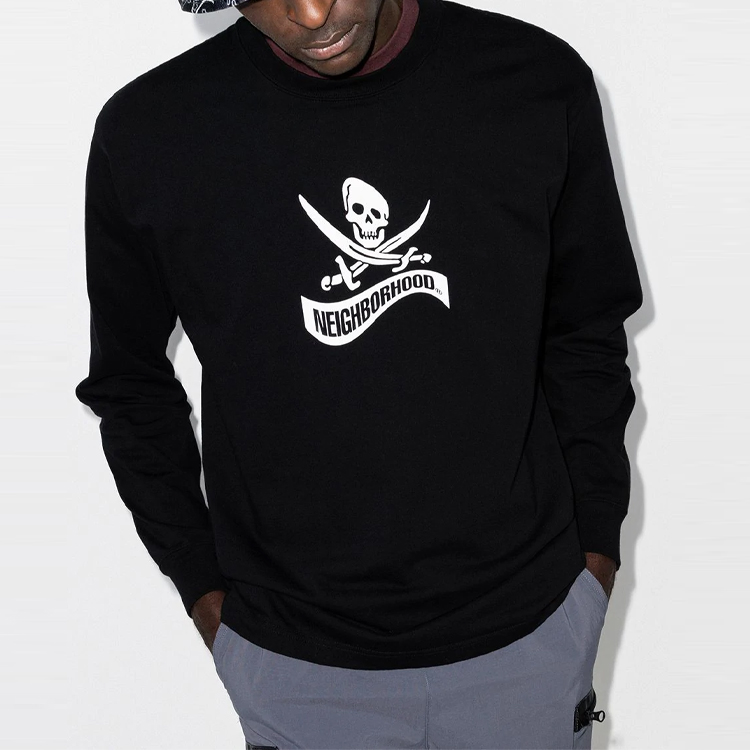 Lookbook NEIGHBORHOOD SS21 男士印花长袖圆领卫衣 202PCNH-LT09