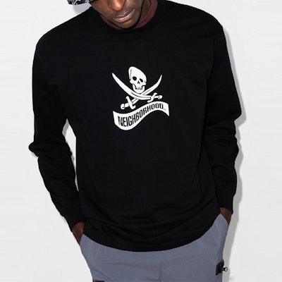 NEIGHBORHOOD SS21 男士印花长袖圆领卫衣 202PCNH-LT09 Lookbook NEIGHBORHOOD SS21 男士印花长袖圆领卫衣 202PCNH-LT09