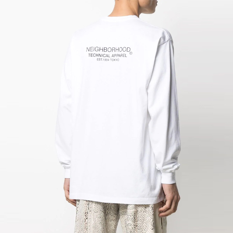 Sizing NEIGHBORHOOD SS21 男士印花长袖圆领卫衣 202PCNH-LT09