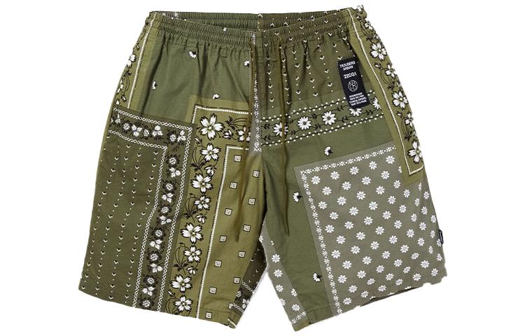 NEIGHBORHOOD SS22 Bandana Chopped Floral Print Straight Shorts Men 221UTNH-PTM02