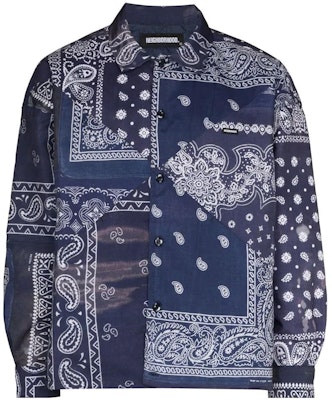Chaqueta de manga larga NEIGHBORHOOD SS22 Bandana Patchwork Azul Marino. 212AQNH-SHM04NAVY Order Chaqueta de manga larga NEIGHBORHOOD SS22 Bandana Patchwork Azul Marino. 212AQNH-SHM04NAVY