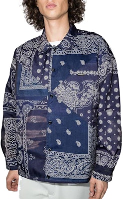 Chaqueta de manga larga NEIGHBORHOOD SS22 Bandana Patchwork Azul Marino. 212AQNH-SHM04NAVY Lookbook Chaqueta de manga larga NEIGHBORHOOD SS22 Bandana Patchwork Azul Marino. 212AQNH-SHM04NAVY