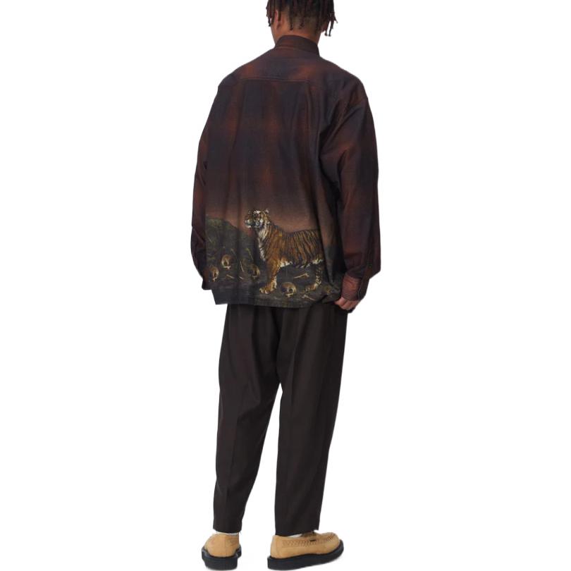 Purchase NEIGHBORHOOD SS22 男款墨虎印花长袖衬衫 222BENH-SHM01