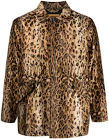 NEIGHBORHOOD SS22 Leopard Print Button-Up Long Sleeve Jacket for Men Leopard 192AQNHJKM05LEOPARD NEIGHBORHOOD SS22 Leopard Print Button-Up Long Sleeve Jacket for Men Leopard 192AQNHJKM05LEOPARD