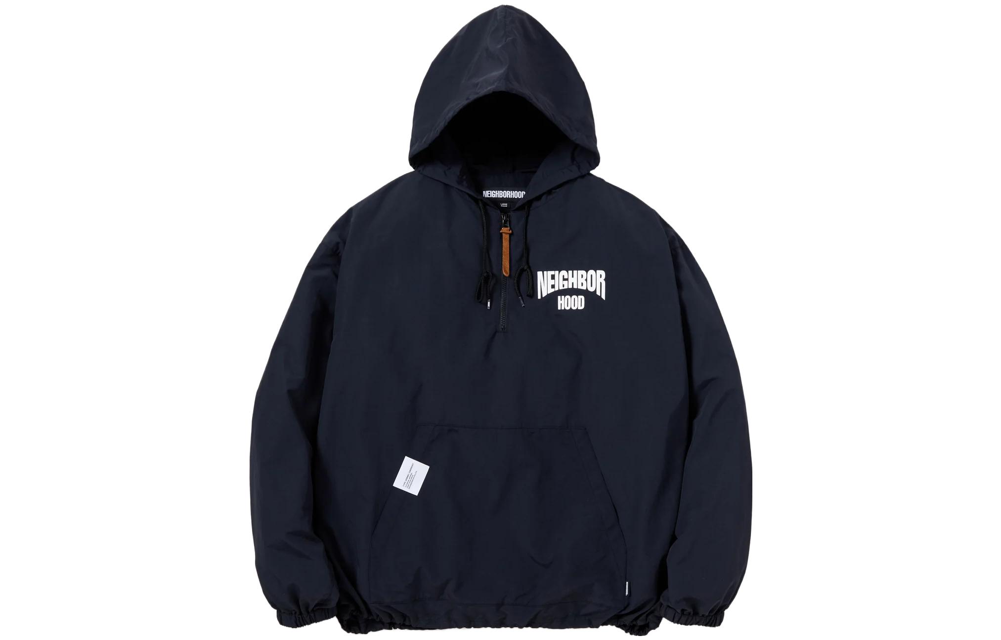 NEIGHBORHOOD SS23  Letter Print Hoodie Pullover Jacket. 231TSNH-JKM03