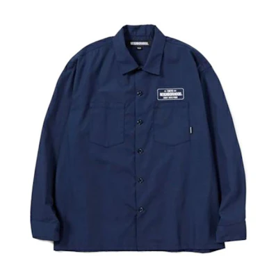 NBHD SS23 Letter Print Collared Button-Up Jacket Long Sleeve 231TSNH-SHM01