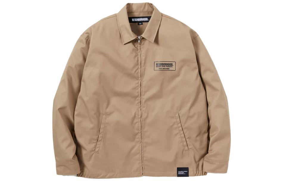 NBHD SS23 Logo Print Full-Zip Long Sleeve Jacket for Men 231TSNH-JKM02