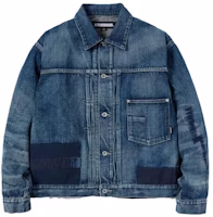 NEIGHBORHOOD SS23 Savage Denim Type-1 Jacket Washed Distressed Denim Jacket 231XBNH-JKM01 NEIGHBORHOOD SS23 Savage Denim Type-1 Jacket Washed Distressed Denim Jacket 231XBNH-JKM01