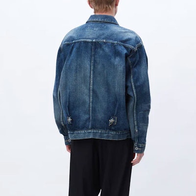 NEIGHBORHOOD SS23野性牛仔夹克Type-1水洗做旧牛仔外套 231XBNH-JKM01 Details for NEIGHBORHOOD SS23野性牛仔夹克Type-1水洗做旧牛仔外套 231XBNH-JKM01