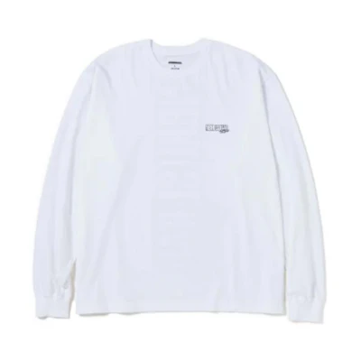 NBHD SS23 Solid Color Logo Print Long Sleeve Crewneck Tee Men 231PCNH-LT06
