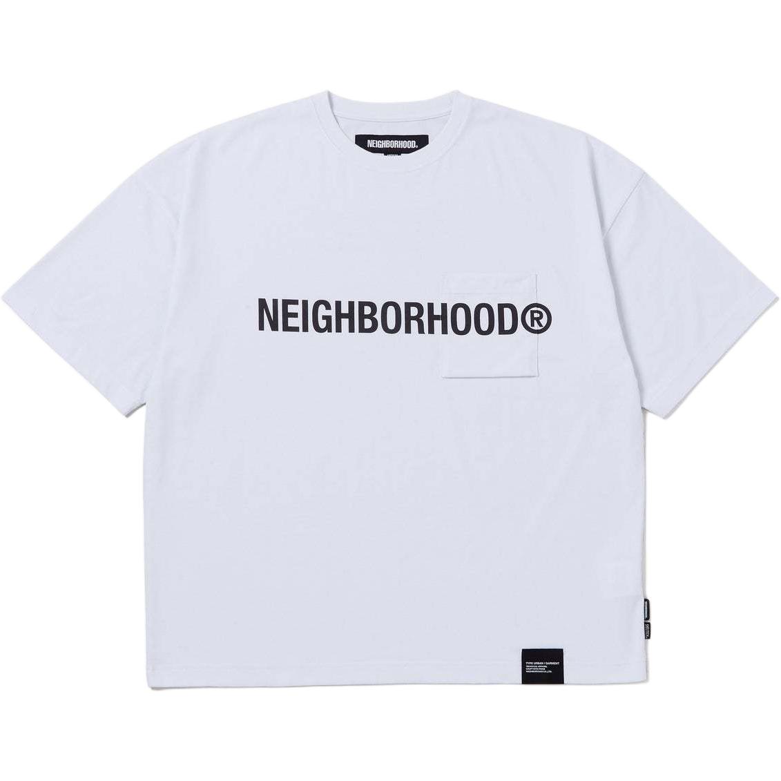 NEIGHBORHOOD SS24  Alphabet Crewneck Short Sleeve T-Shirt 241BWNH-CSM01