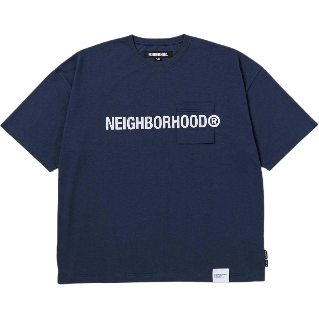 Order 네이버후드 SS24 알파벳 크루넥 반팔 티셔츠 241BWNH-CSM01