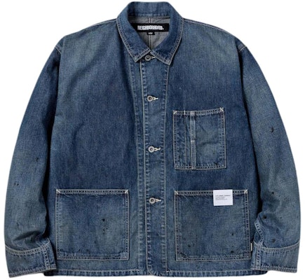 NEIGHBORHOOD SS24 長袖牛仔外套钮扣夹克 241XBNH-JKM04 Order NEIGHBORHOOD SS24 長袖牛仔外套钮扣夹克 241XBNH-JKM04