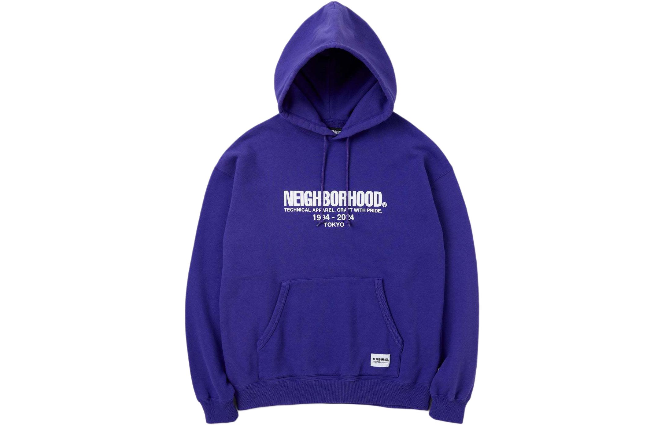 Details for NEIGHBORHOOD SS24 Sudadera con Capucha Casual de Manga Larga. 241FPNH-CSM04