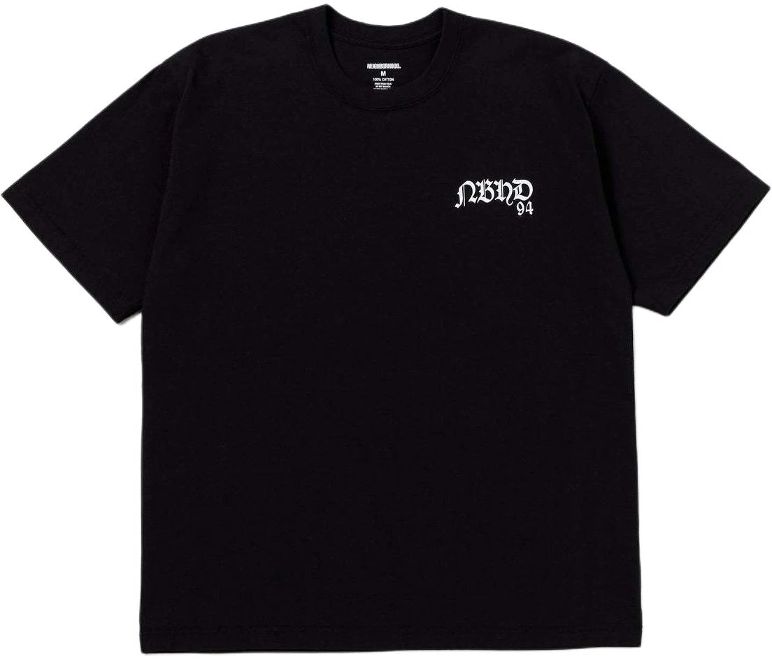 neighborhood-ss-24-pullover-letter-print-crewneck-short-sleeve-t-shirt-241-pcnh-st-23