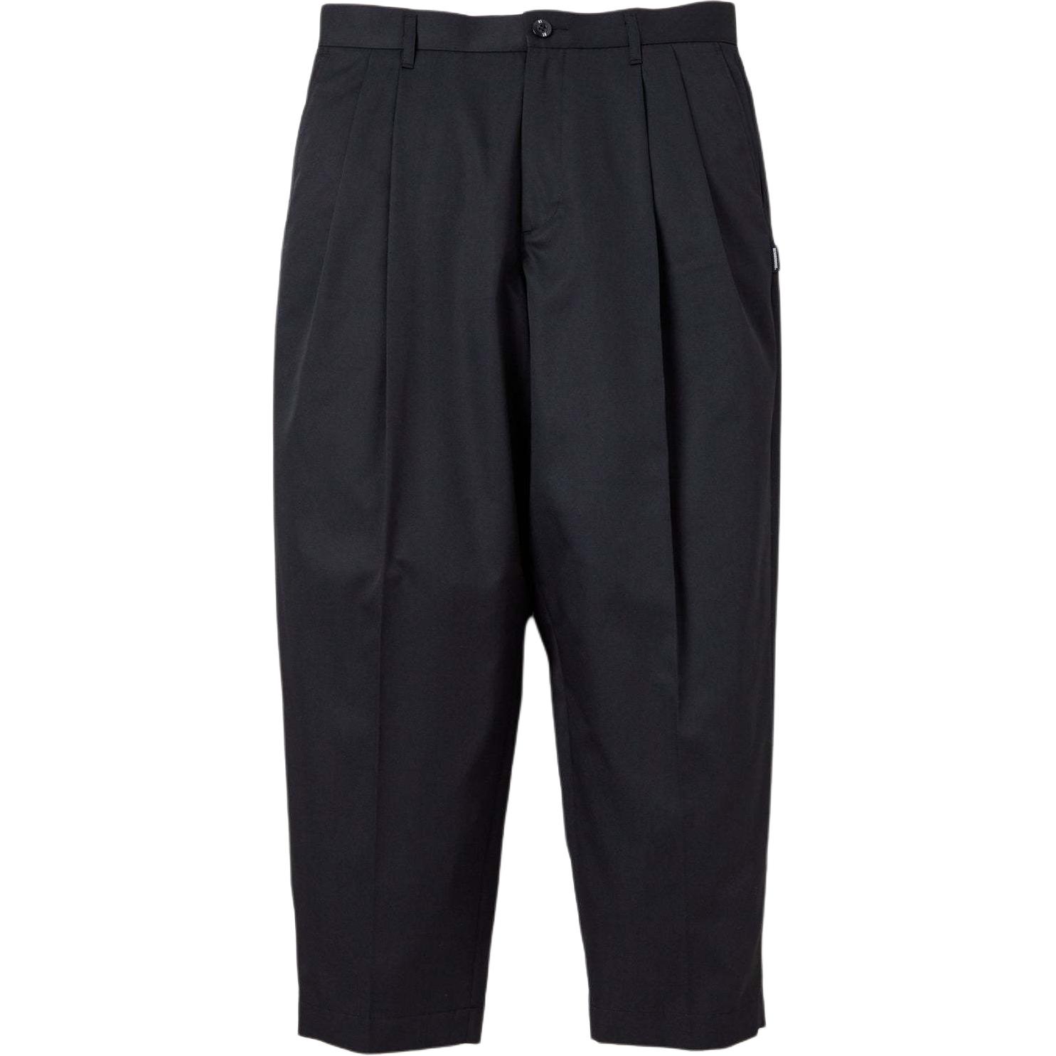 NEIGHBORHOOD SS24  Relaxed Fit Solid Color Tapered Casual Pants. 241SPNH-PTM06