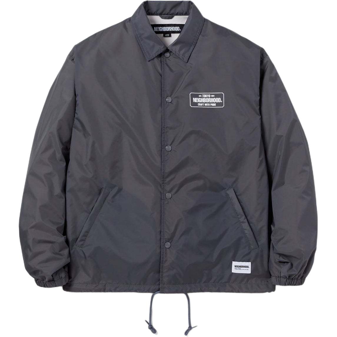 Shop NEIGHBORHOOD SS24 單扣口袋設計純色夾克 241TSNH-JKM06