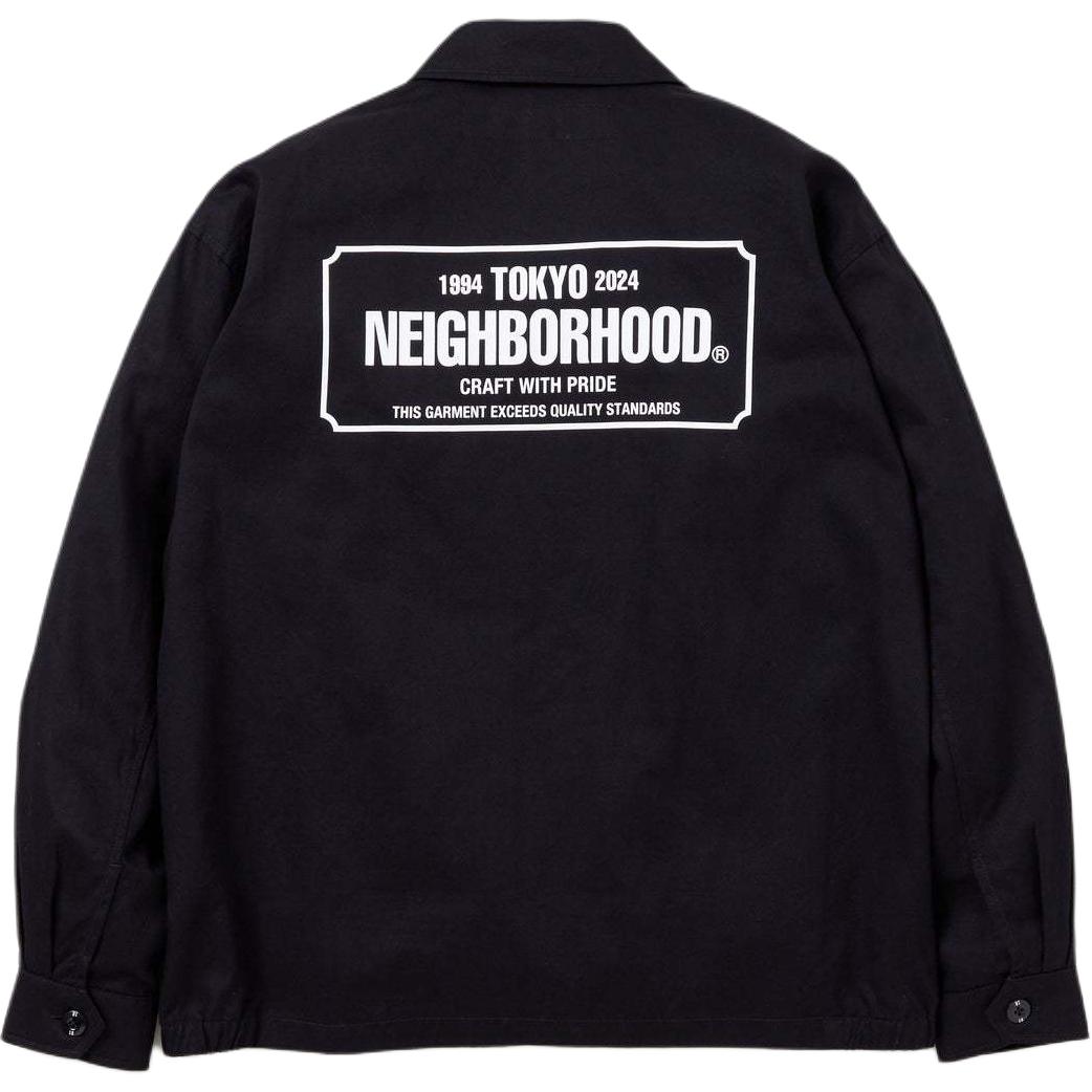 Lookbook NEIGHBORHOOD SS24 Jaket Lengan Panjang Berkerah Resleting Letter 241TSNH-JKM02