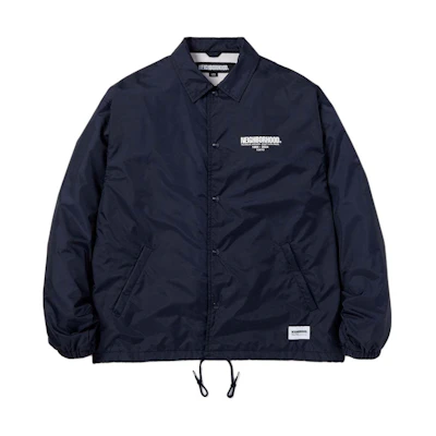 NBHD SS24 Button-Up Long-Sleeve Jacket for Men with Letter Collar. 241TSNH-JKM01