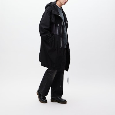 NEIGHBORHOOD SS24 カラーブロック ミドル丈ジップフーディージャケット メンズ 241UTNH-JKM03 Sizing NEIGHBORHOOD SS24 カラーブロック ミドル丈ジップフーディージャケット メンズ 241UTNH-JKM03