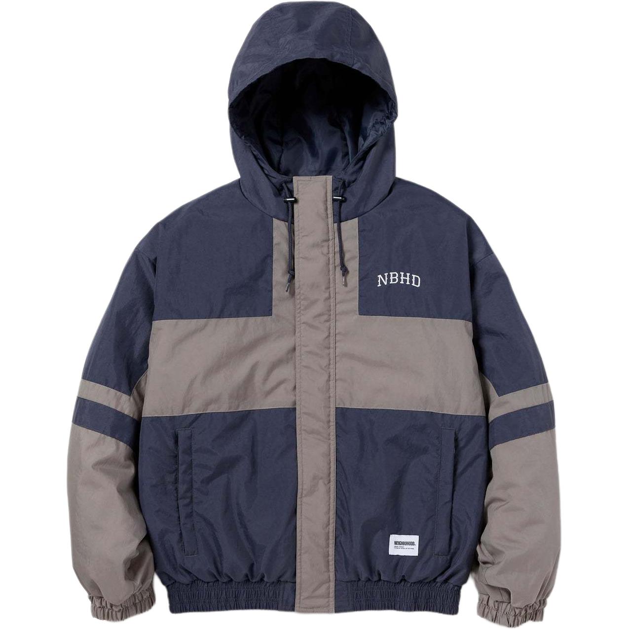 NBHD SS24 Colorblock Zip-Up Hooded Jacket 241TSNH-JKM08