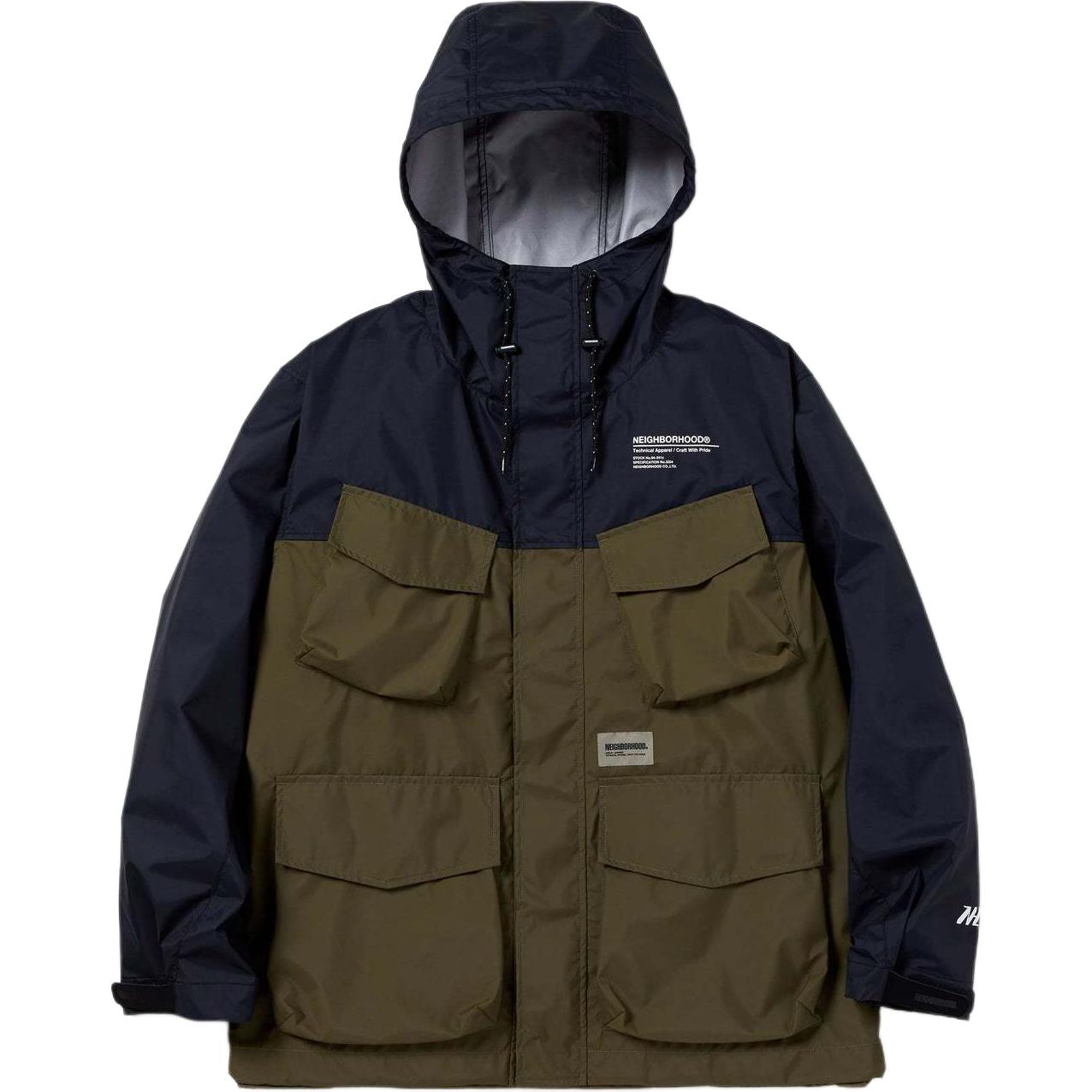 NBHD SS24 Colorblock Zip-Up Hoodie Jacket for Men 241TSNH-JKM09