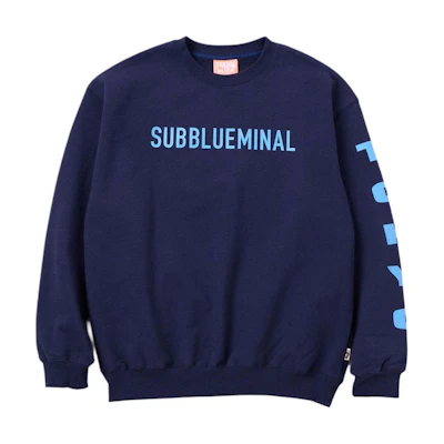 NBHD SS24 Crewneck Pullover Lettering Long Sleeve Sweatshirt 24150NH-CSM01S