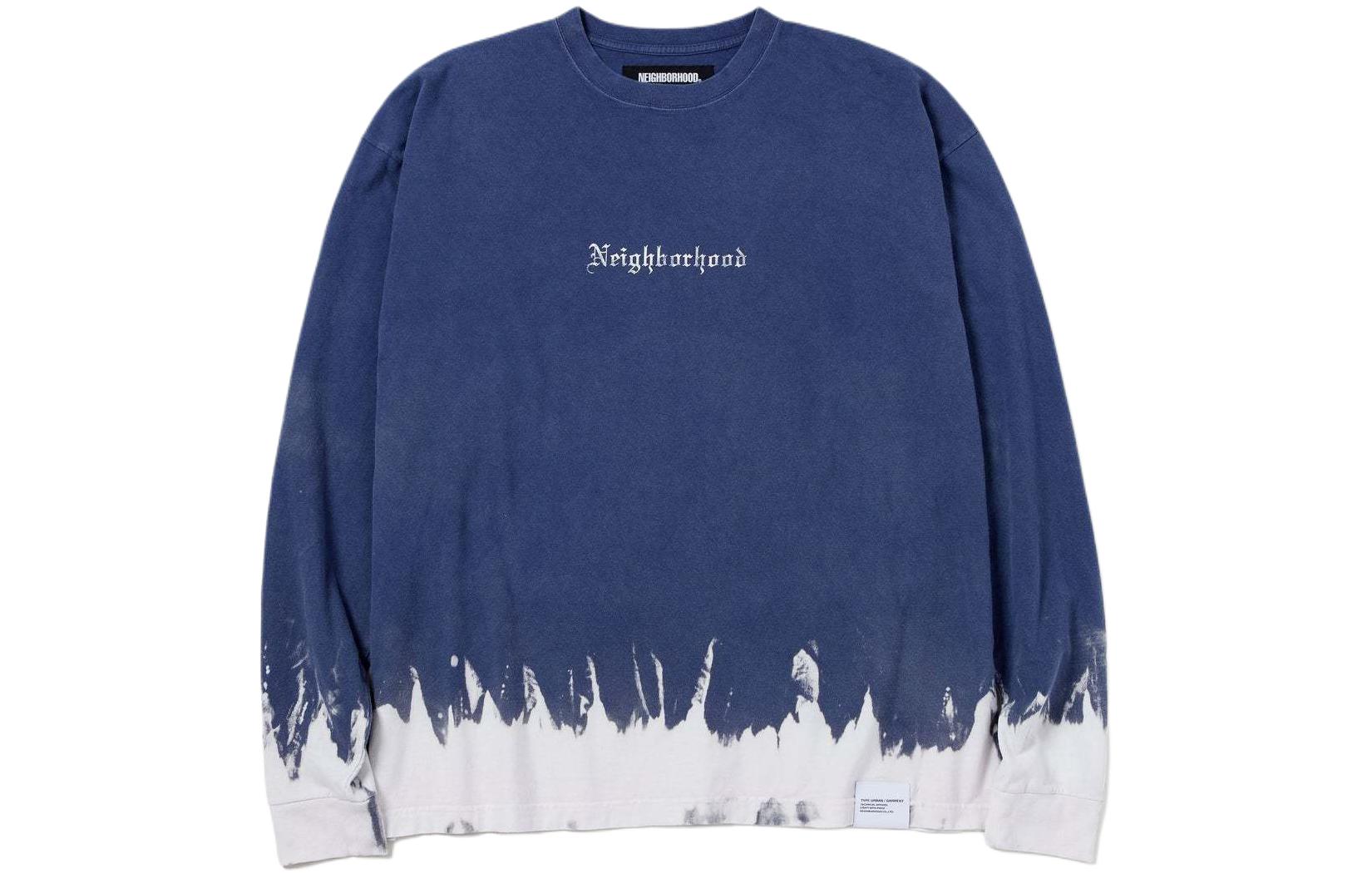 NEIGHBORHOOD SS24 Crewneck Pullover Long Sleeve Printed Sweatshirt 241FPNH-CSM14